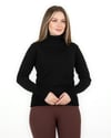 Sortie CollectionBalıkçı Yaka Basic Kazak Siyah