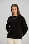 Sortie CollectionBİS.YAKA BASİC ÜÇ İPLİK SWEAT Siyah
