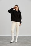 Sortie CollectionBİS.YAKA BASİC ÜÇ İPLİK SWEAT Siyah