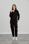 Sortie CollectionCepli Fermuarlı Sweat Takım Siyah