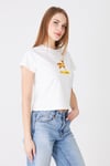  Sortie Collection680 - Geyik Baskılı T-Shirt Ekru