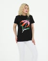 Sortie CollectionÇiçek Baskılı Tshirt Siyah