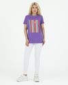 Sortie CollectionCreativity Baskılı Tshirt Mor