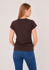  Sortie CollectionDuble Kollu Tshirt Kahverengi