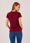  Sortie CollectionDuble Kollu Tshirt Bordo