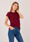  Sortie CollectionDuble Kollu Tshirt Bordo