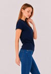  Sortie CollectionDuble Kollu Tshirt İndigo