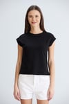 Duble Kollu Tshirt Siyah