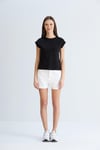 Duble Kollu Tshirt Siyah