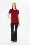 Sortie CollectionEtek Ve Kolları Pis Dikişli Tshirt Bordo