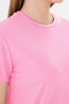  Sortie CollectionEtek Ve Kolları Pis Dikişli Tshirt Pembe
