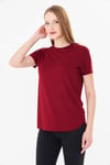  Sortie CollectionEtek Ve Kolları Pis Dikişli Tshirt Bordo