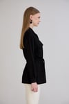Sortie CollectionFermuarlı Dik Yaka Sweatshirt Siyah