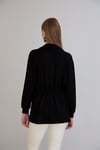 Sortie CollectionFermuarlı Dik Yaka Sweatshirt Siyah