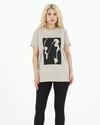 Sortie CollectionGrafik Desenli Tshirt Taş