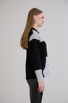 Sortie CollectionKanguru Cepli Triko Garnili Sweatshirt Siyah