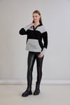 Sortie CollectionKanguru Cepli Triko Garnili Sweatshirt Siyah
