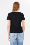  Sortie CollectionKorset Görünümlü Dikiş Detaylı Fitilli Basic Tshirt Siyah