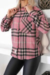 Oduncu Kumaş Basic Model Gömlek Pudra