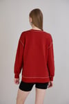 Sortie CollectionOverlok Dikişli Sweatshirt Kiremit