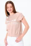  Sortie CollectionReglan Kollu Bluz Bej
