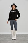 Sortie CollectionSORTİE BASKILI ÜÇ İPLİK SWEAT Siyah