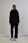 Sortie CollectionTriko Buklet Garnili Sweatshirt Siyah