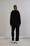 Sortie CollectionTriko Buklet Garnili Sweatshirt Siyah