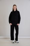 Sortie CollectionTriko Buklet Garnili Sweatshirt Siyah