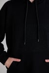 Sortie CollectionTriko Buklet Garnili Sweatshirt Siyah