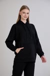 Sortie CollectionTriko Buklet Garnili Sweatshirt Siyah