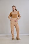 Sortie CollectionTriko Buklet Garnili Sweatshirt Vizon