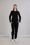  Sortie CollectionTriko Garnili Sweatshirt Siyah