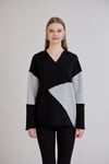 Sortie CollectionTriko Garnili Sweatshirt Siyah