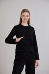 Sortie CollectionTriko Garnili Sweatshirt Siyah