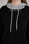 Sortie CollectionTriko Kapşonlu Sweatshirt Siyah