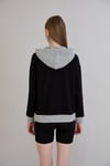 Sortie CollectionTriko Kapşonlu Sweatshirt Siyah