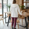  Sortie CollectionÜç İplik Kanguru Cepli Oversize Sweatshirt Ekru