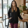  Sortie CollectionÜç İplik Kanguru Cepli Oversize Sweatshirt Siyah