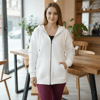  Sortie CollectionÜç İplik Kanguru Cepli Oversize Sweatshirt Ekru