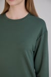 Sortie Collection424 - U.Kol Yırtmaçlı Basic Tshirt Haki