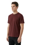 Premium 5'li Bordo Basic Tişört Seti - %100 Pamuklu ve Standart Kalıp