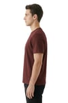 Premium 5'li Bordo Basic Tişört Seti - %100 Pamuklu ve Standart Kalıp