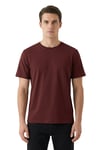 Premium 5'li Bordo Basic Tişört Seti - %100 Pamuklu ve Standart Kalıp