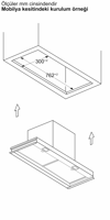 Bosch DBB85CC60 Serie 4 Tam Entegre 80 Cm Cam Davlumbaz