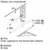 Bosch DWB67BK60T Serie 4 A Enerji Sınıfı 60 Cm Duvar Tipi Davlumbaz