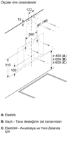 Bosch DWK63PJ20T Serie 2 D Enerji Sınıfı 60 Cm Duvar Tipi Davlumbaz