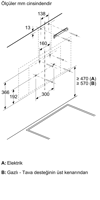 Bosch DWK97PJ20T Serie 6 A Enerji Sınıfı 90 Cm Duvar Tipi Davlumbaz