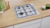 Bosch PBP6C5K80O Serie 2 4 Gözü Gazlı Ankastre Ocak