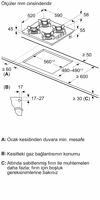 Bosch POP6C6O10O Serie 4 4 Gözü Gazlı Ankastre Ocak